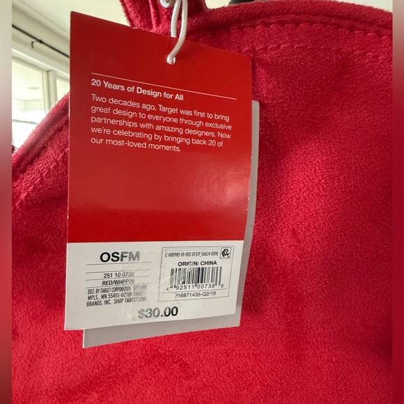 Erin Fetherston X Target 20th Anniversary Red Heart Tote NWT - Picture 5 of 6